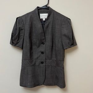 Banana Republic Gray Short Sleeved Jacket